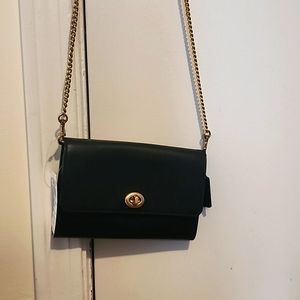 Coach Black Wallet on Chain